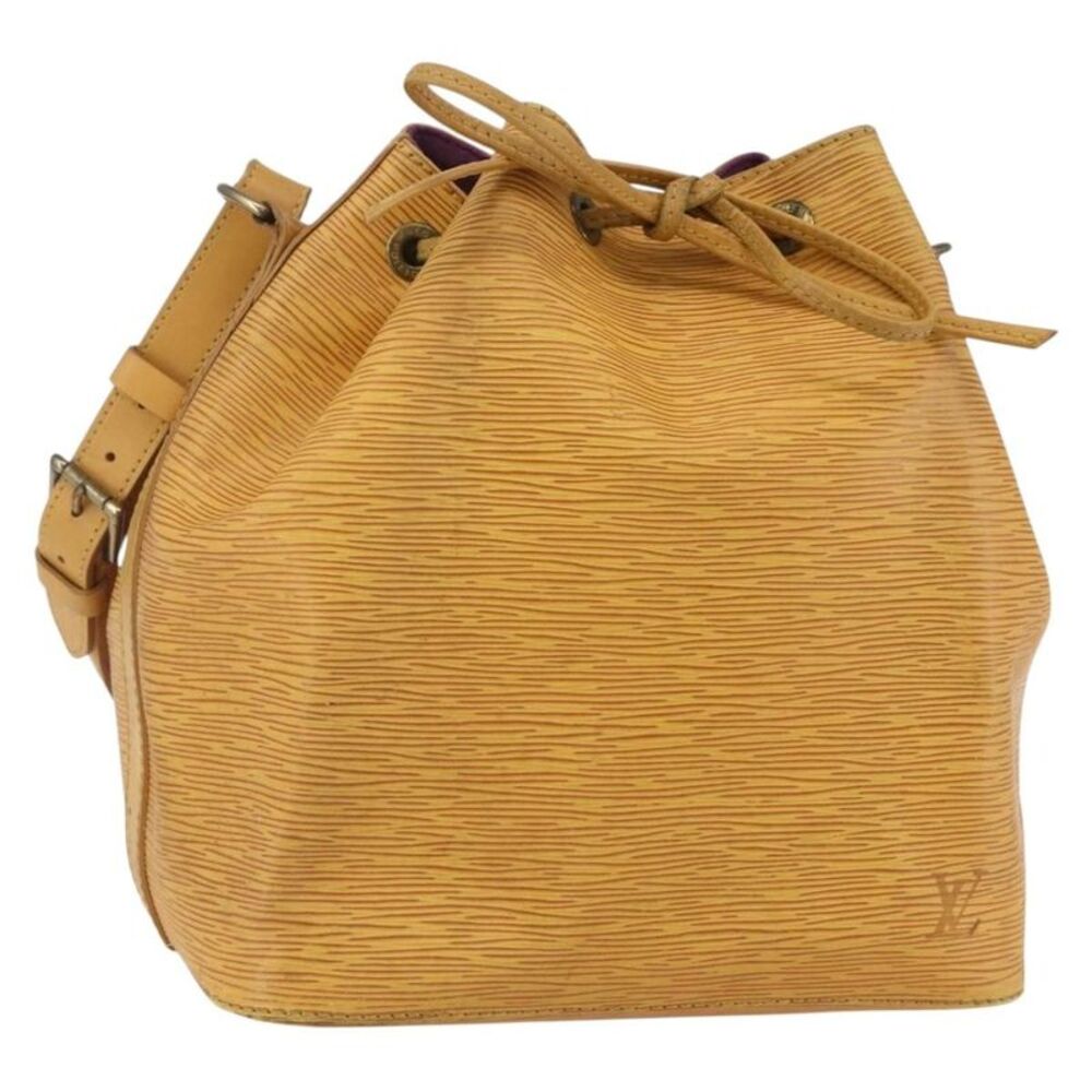 Louis Vuitton Petit Noe Epi Leather Yellow Leather Shoulder Bag Bag